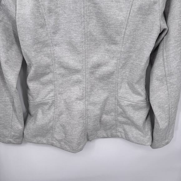 prAna Marabelle Softshell Asymmetrical Zip Jacket Womens Small Gray Polyester - Picture 10 of 12